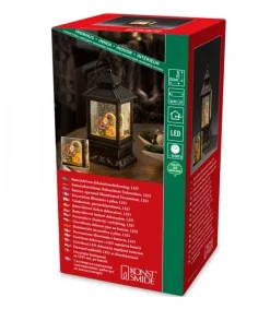 Lanterne De Noël À Neige A Led Avec Père Noël Et Enfants, 22 Cm<Konstsmide, guirlandes lumineuses de Noël Discount