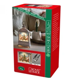 Lanterne De Noël Blanche, Village De Noël Avec Sapin<Konstsmide, guirlandes lumineuses de Noël Shop