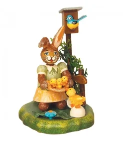 Lapin De Paques En Bois Et Poussins<Hubrig, figurines pour enfant Hot