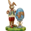 Lapin De Paques En Bois Ecolier Et Mappemonde<Hubrig, figurines pour enfant Cheap