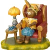 Lapin De Paques En Bois Grand-Mere Dans Un Fauteuil<Hubrig, figurines pour enfant Outlet