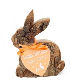 Lapin En Bois Couche, 8,5 Cm<Waldfabrik, photophore en bois et étoile sapin de Noël Flash Sale