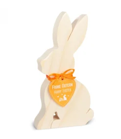 Lapin En Bois Naturel, 15 Cm<Waldfabrik, photophore en bois et étoile sapin de Noël Cheap