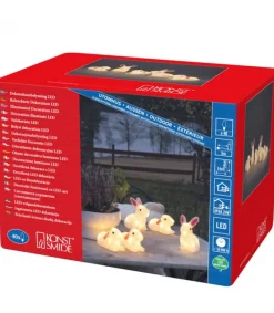 Lapins Lumineux 14 Cm En Acrylique, 40 Diodes Blanc Chaud<Konstsmide, guirlandes lumineuses de Noël Fashion