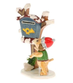 Livreur De Journaux, Chien - Village De Noël Miniature<Hubrig, figurines pour enfant New