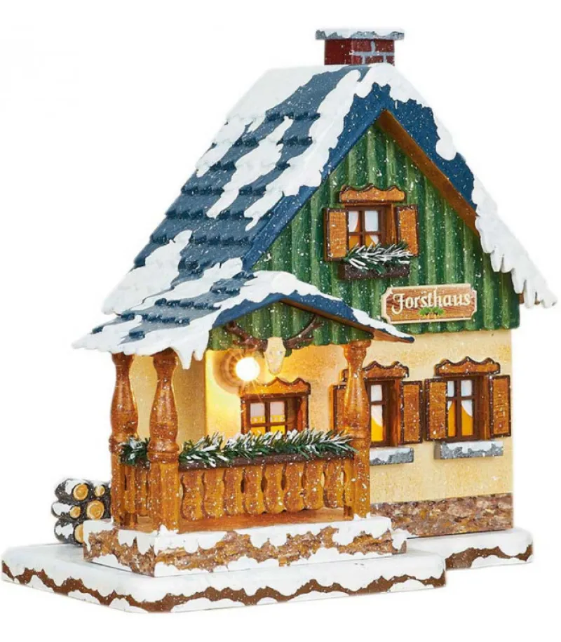 Maison Eclairee Pour Figurine De Noël Miniature Winterkinder, La Maison Forestiere<Hubrig, figurines pour enfant Store