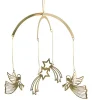 Mobile De Noël A Suspendre, Anges Dores Volants Et Etoiles<Pluto Produkter, déco de Noël Scandinave Store