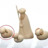 Mouton En Bois Pour Crèche De Noël, 4 Cm<Schalling, crèche moderne Discount