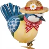 Oiseau Décoratif, Mesange Bleue Et Noeud Rouge, 6 Cm<Hubrig, figurines pour enfant Clearance