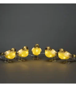 Oiseaux Lumineux Led En Acrylique, 5 Chardonnerets<Konstsmide, guirlandes lumineuses de Noël Store