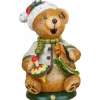 Ourson Brule-Encens Avec Cheval De Bois Et Toupie<Hubrig, figurines pour enfant Best Sale