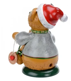 Ourson Brule-Encens Avec Cheval De Bois Et Toupie<Hubrig, figurines pour enfant Best Sale