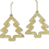 Pendentifs Sapin De Noël, Paillettes Dorees (Par 2)<Riffelmacher et Weinberger Hot