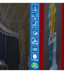 Perroquet Lumineux 50 Cm En Acrylique, 48 Diodes Blanc Chaud<Konstsmide, guirlandes lumineuses de Noël Best