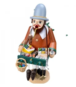 Personnage Brule-Encens Vendeur De Déco De Noël<Richard Glasser, Pyramides de Noël allemandes Clearance