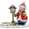 Personnage Porte Encens Père Noël Avec Bougeoir<Hubrig, figurines pour enfant Flash Sale