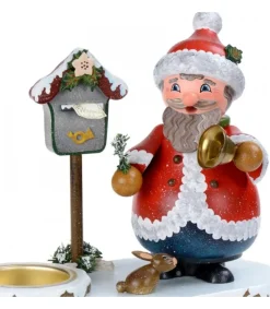 Personnage Porte Encens Père Noël Avec Bougeoir<Hubrig, figurines pour enfant Flash Sale