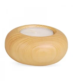 Petit Bougeoir En Bois Couleur Lasure, 7 Cm<Köhler, Père Noël en bois Cheap