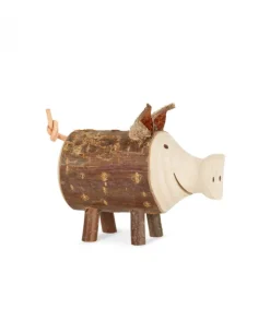 Petit Cochon En Bois, 3 Cm<Waldfabrik, photophore en bois et étoile sapin de Noël Clearance