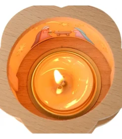 Petit Photophore En Bois Crèche De Noël<Richard Glasser, Pyramides de Noël allemandes Shop