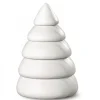 Petit Sapin Design Blanc, 6,5 Cm<Köhler, Père Noël en bois Discount
