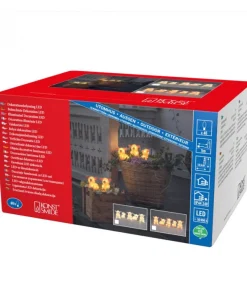 Petits Cochons Roses Lumineux En Acrylique Led 12,5 Cm, Lot De 5<Konstsmide, guirlandes lumineuses de Noël New