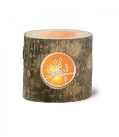 Photophore En Bois, Motif Bougies De Noël<Waldfabrik, photophore en bois et étoile sapin de Noël Fashion