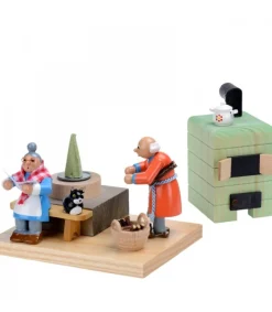 Poele Brule-Encens Grand-Père Et Grand-Mere<Richard Glasser, Pyramides de Noël allemandes Flash Sale