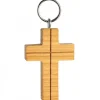 Porte Cle Croix En Bois De Cerisier Avec Croix, 5 Cm<Waldfabrik, photophore en bois et étoile sapin de Noël Best Sale