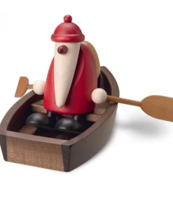 Père Noël En Bois Sur Une Barque<Köhler, Père Noël en bois Discount
