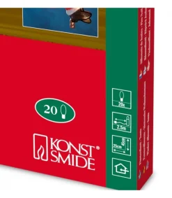 Père Noël Lumineux Grimpeur Sur Une Corde<Konstsmide, guirlandes lumineuses de Noël Outlet