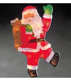 Père Noël Lumineux Qui Salue<Konstsmide, guirlandes lumineuses de Noël Discount