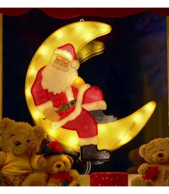 Père Noël Lumineux Sur La Lune<Konstsmide, guirlandes lumineuses de Noël Clearance