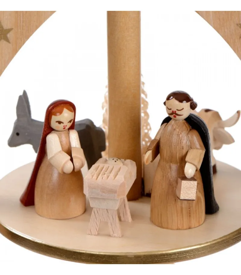 Pyramide Avec Scene De Crèche De Noël Complete<Richard Glasser, Pyramides de Noël allemandes Sale