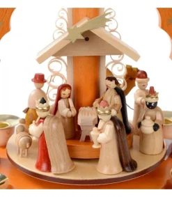 Pyramide De Noël Allemande Avec Une Arche Couleur Ocre<Richard Glasser, Pyramides de Noël allemandes Hot