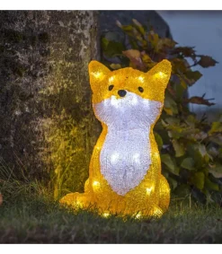 Renard Lumineux A Led En Acrylique, 27 Cm<Konstsmide, guirlandes lumineuses de Noël Clearance
