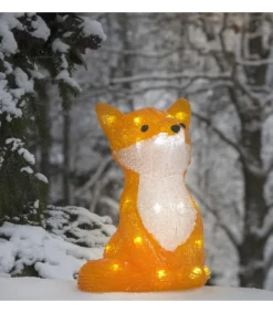 Renard Lumineux A Led En Acrylique, 27 Cm<Konstsmide, guirlandes lumineuses de Noël Clearance