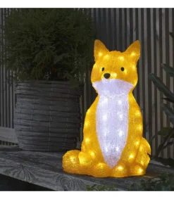 Renard Lumineux A Led En Acrylique, 40 Cm<Konstsmide, guirlandes lumineuses de Noël Cheap