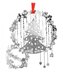 Sapin Argente Et Cadeaux De Noël A Suspendre<Pluto Produkter, déco de Noël Scandinave New
