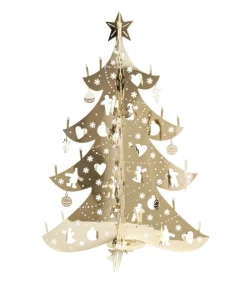 Sapin De Noël Design, Metal Dore, 19 Cm<Pluto Produkter, déco de Noël Scandinave Clearance