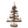 Sapin De Noël En Bois 29 Cm Avec Etoiles Et Anges<Waldfabrik, photophore en bois et étoile sapin de Noël Best Sale