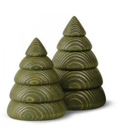 Sapin De Noël En Bois Design, 11,5 Cm, Vert<Köhler, Père Noël en bois Discount