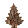 Sapin En Bois Déco En Ecorce 15 Cm<Waldfabrik, photophore en bois et étoile sapin de Noël Fashion