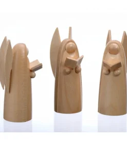 Trois Anges De Noël En Bois Pour Crèche, 6 Cm<Schalling, crèche moderne Cheap