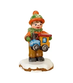 Village De Noël Miniature, Garcon Et Petit Train<Hubrig, figurines pour enfant Cheap