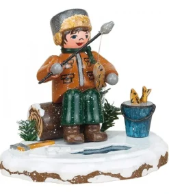 Village De Noël Miniature, Pecheur A La Ligne<Hubrig, figurines pour enfant Store