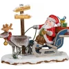 Village De Noël Miniature, Père Noël Sur Traineau Et Rennes<Hubrig, figurines pour enfant Best