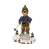 Village De Noël Miniature, Garcon A Ski<Hubrig, figurines pour enfant Best Sale