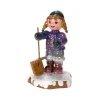 Village De Noël Miniature, Fillette Et Pelle À Neige<Hubrig, figurines pour enfant Best Sale