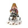 Village De Noël Miniature, Fillettes Sur La Luge<Hubrig, figurines pour enfant Cheap